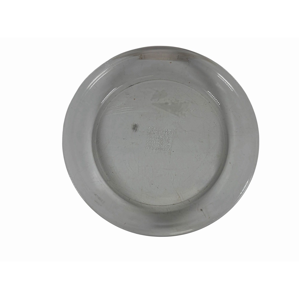 Vintage PYREX 209 Clear Glass 9" Pie Plate 23cm Corning NY USA Baking Dish